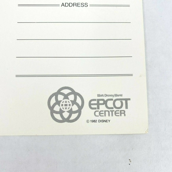 Set of 2 VTG 1982 Disney Epcot Center Postcards - Picture 7 of 8